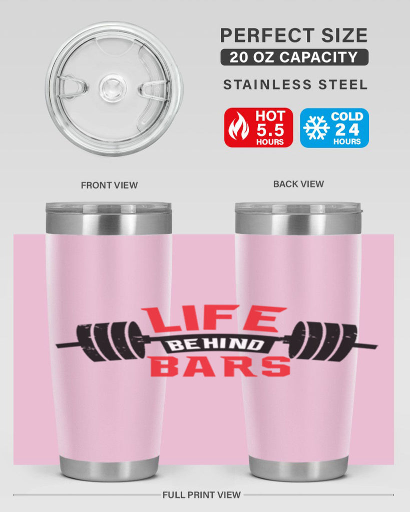 life behind bars 6#- gym- Tumbler