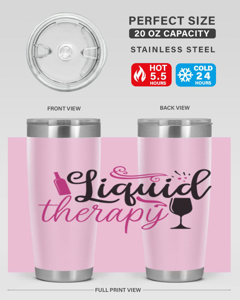 liquid therapy 185#- wine- Tumbler