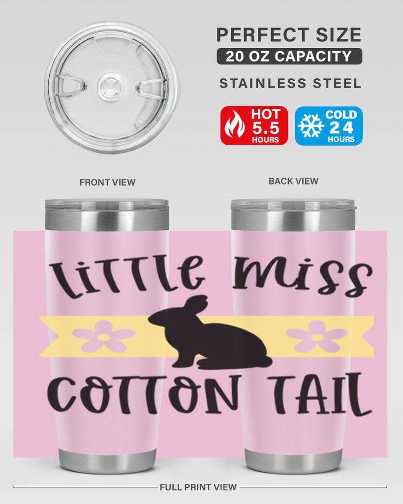 little miss cotton tail 17#- easter- Tumbler