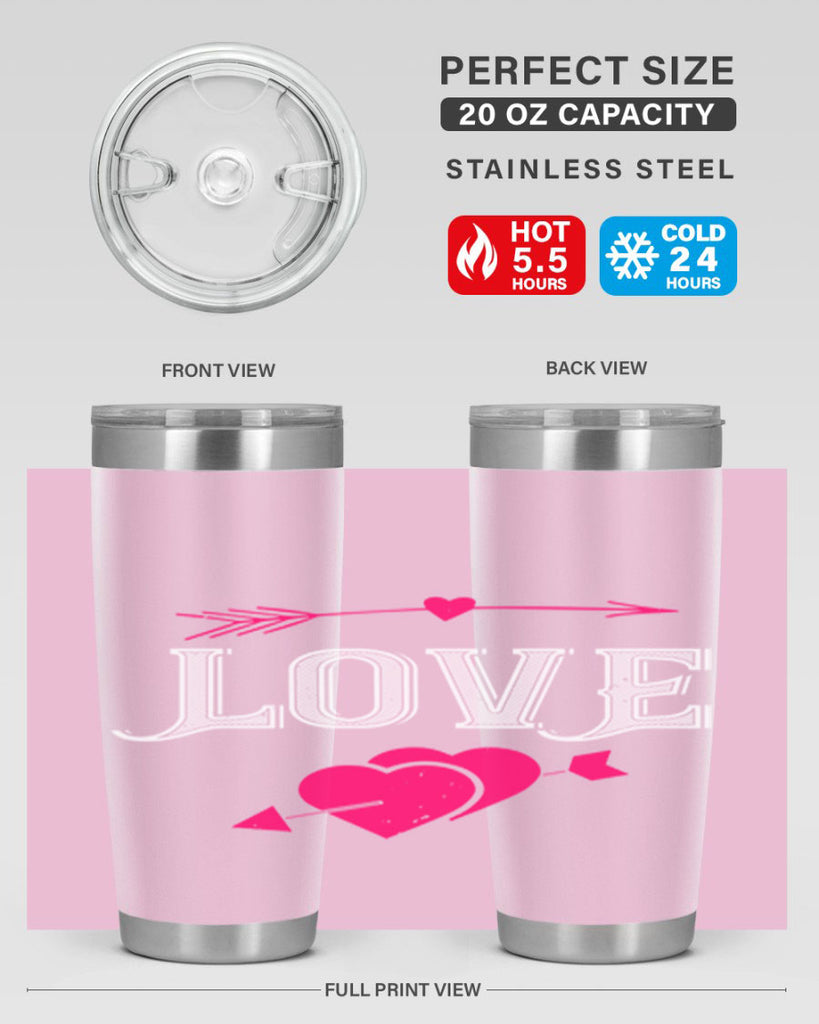 love 41#- valentines day- Tumbler