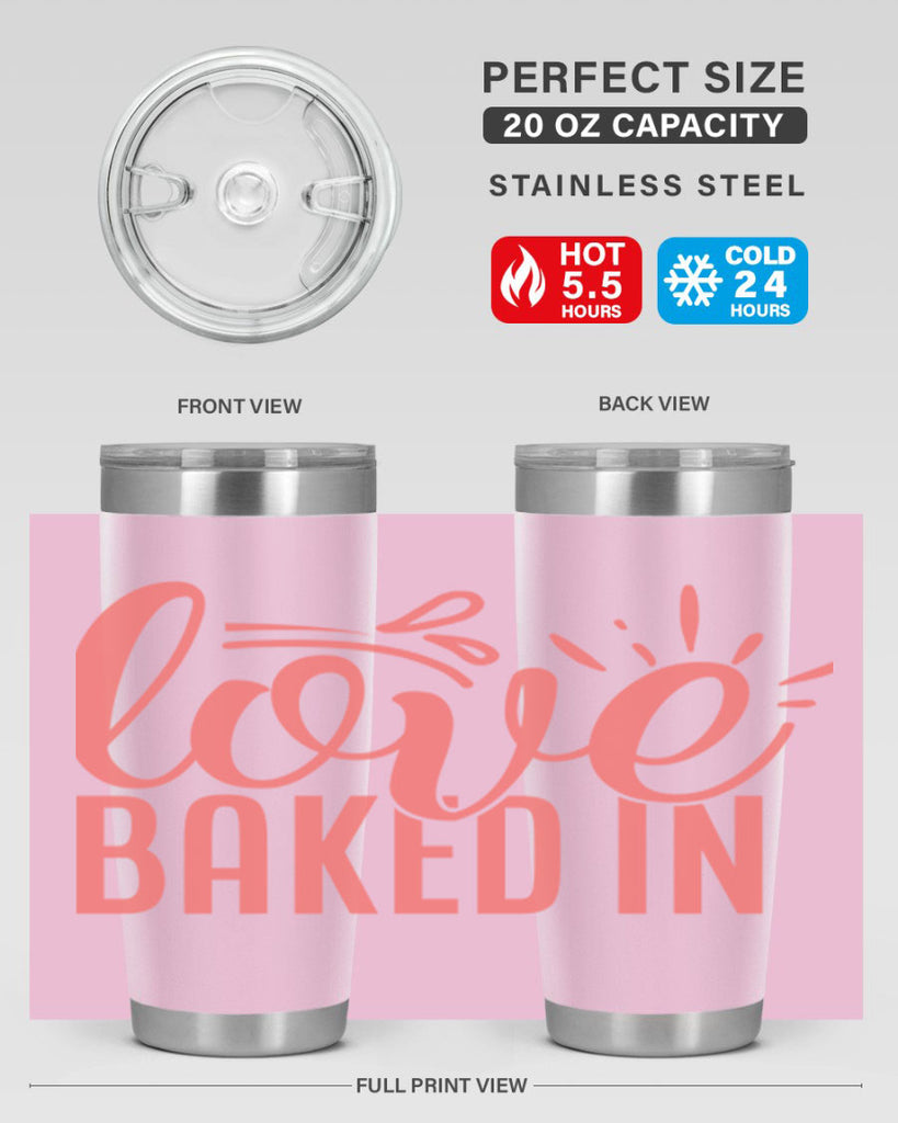 love baked in 13#- kitchen- Tumbler