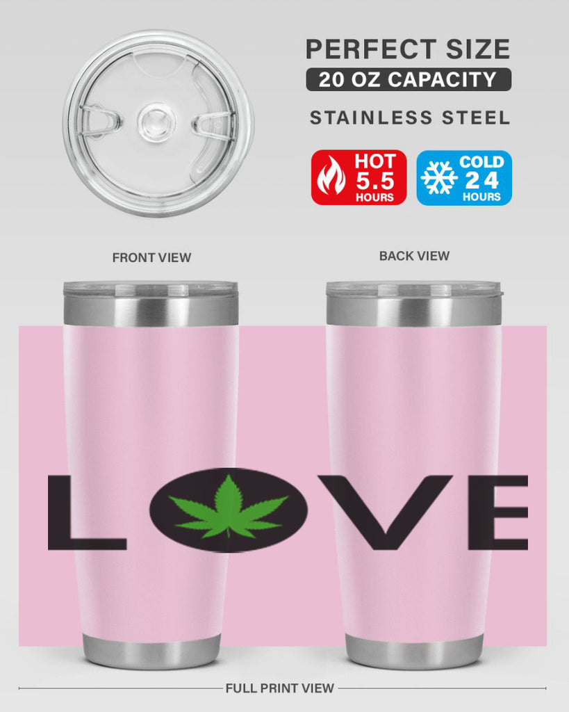 love cannabis 189#- marijuana- Tumbler