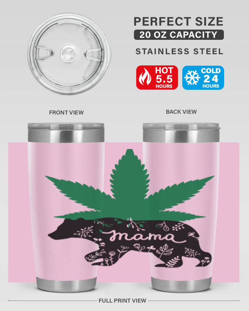 mama bear weed 196#- marijuana- Tumbler