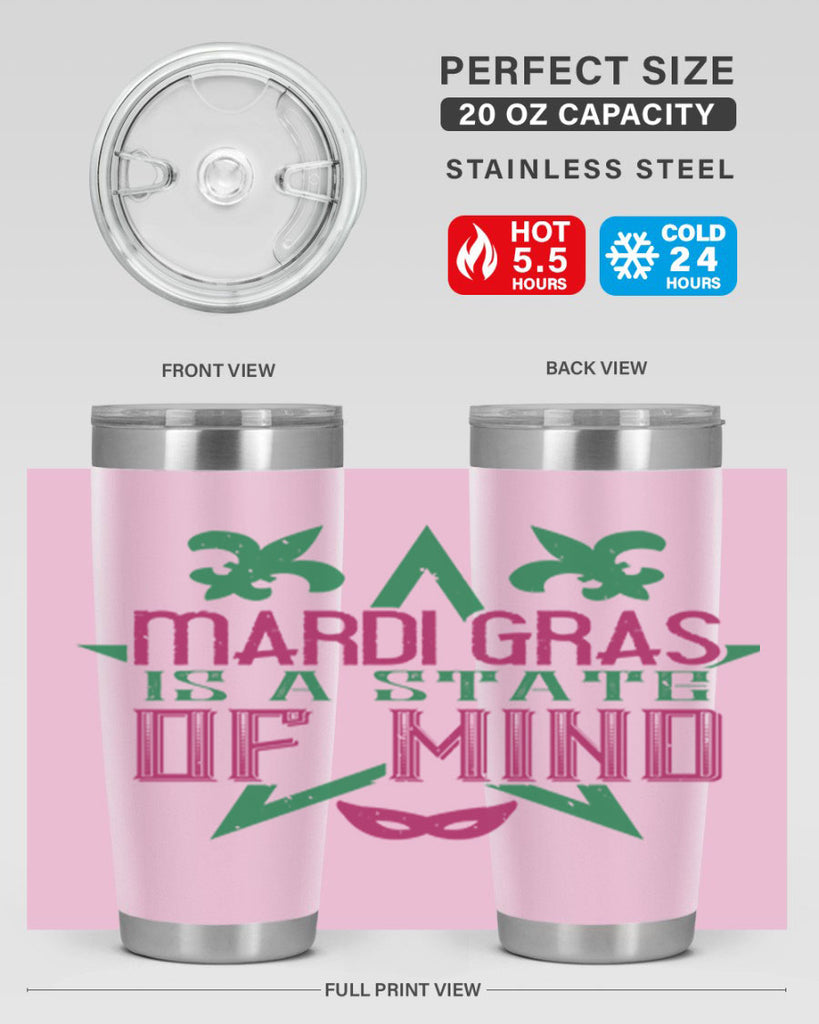 mardi gras is a state of mind 47#- mardi gras- Tumbler