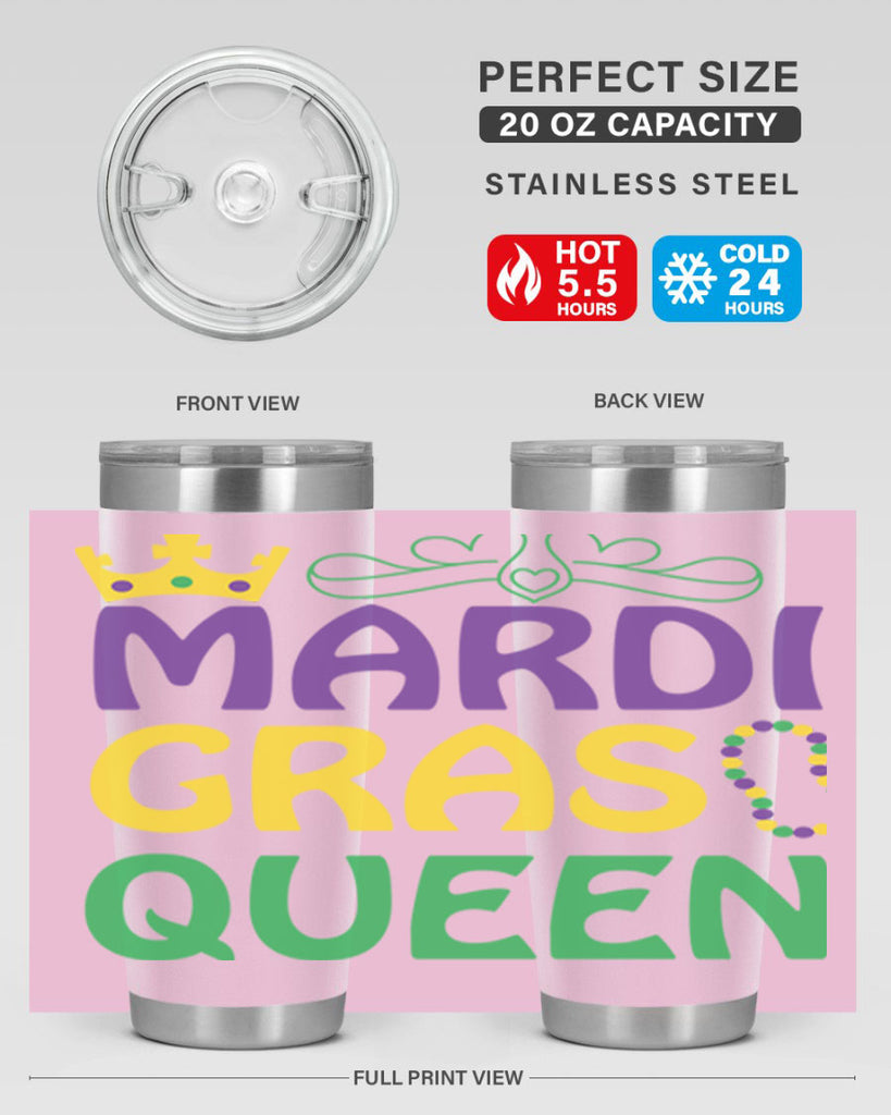 mardi gras queen 8#- mardi gras- Tumbler