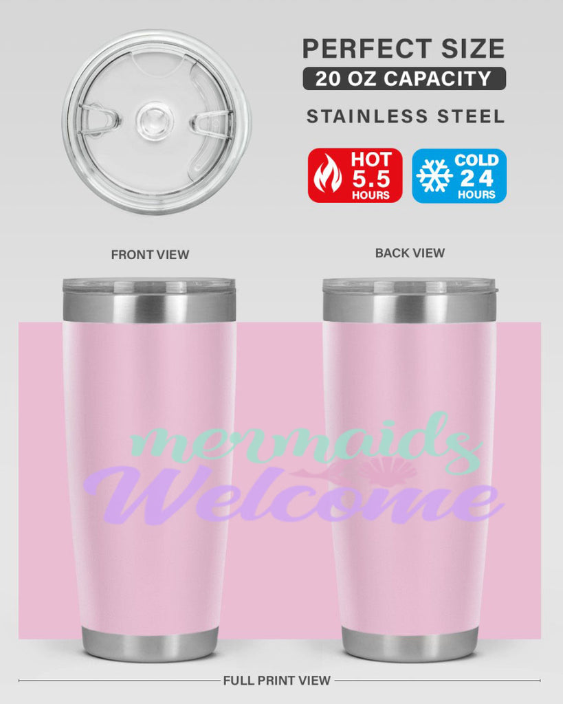 mermaids welcome 6#- mermaid- Tumbler