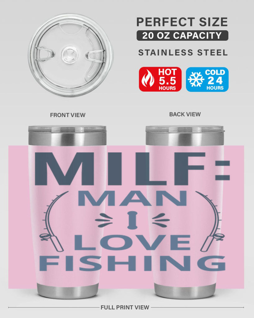 milf man 51#- fishing- Tumbler