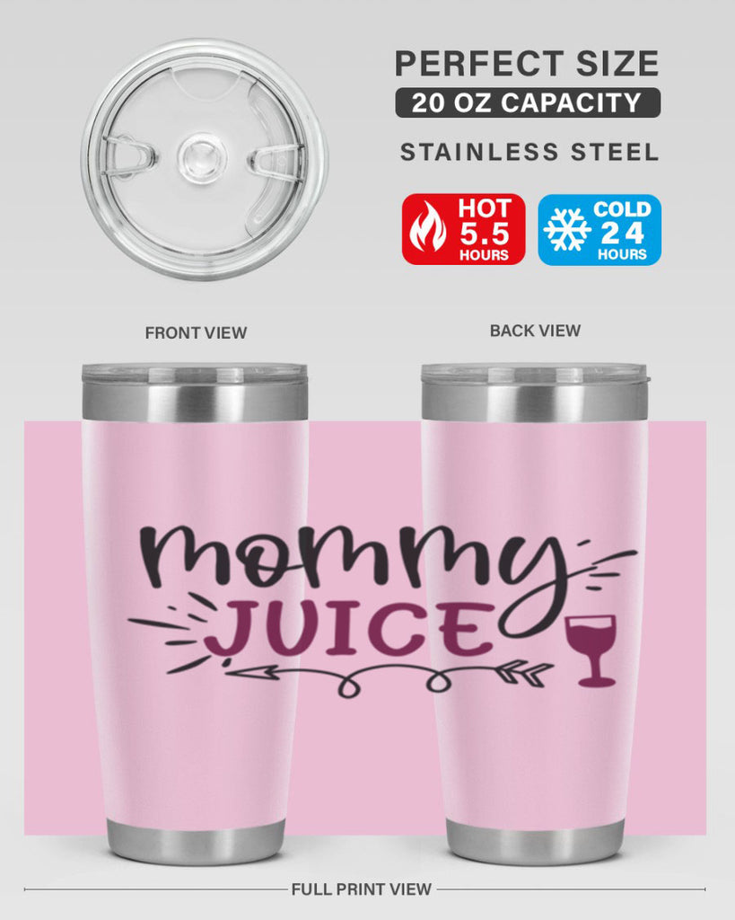 mommy juice 182#- wine- Tumbler