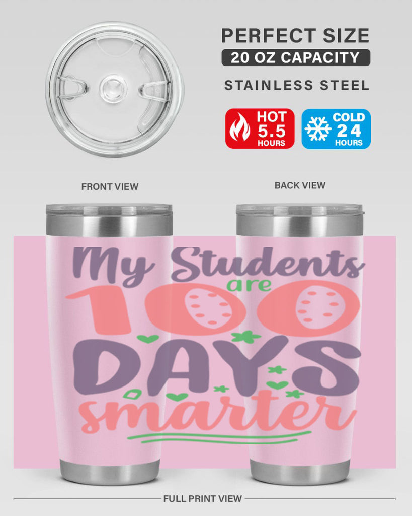 my student are 100 days 14#- 100 days of school- Tumbler