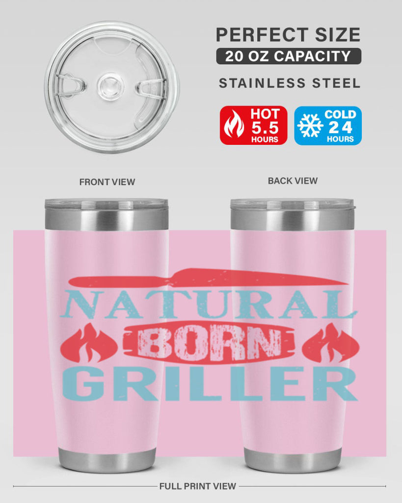 natural born griller 19#- bbq- Tumbler