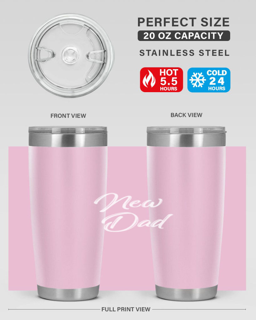 new dad 73#- dad- Tumbler