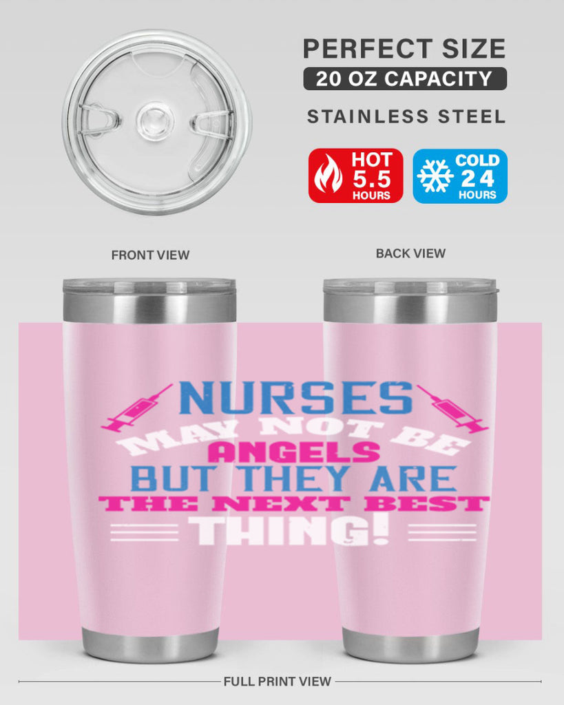 nurse may not be angels Style 279#- nurse- tumbler