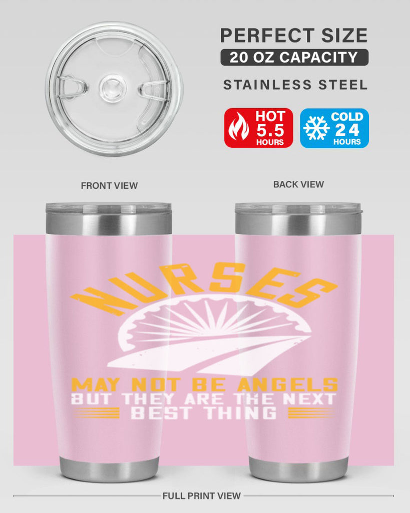 nurses may not be angels Style 265#- nurse- tumbler