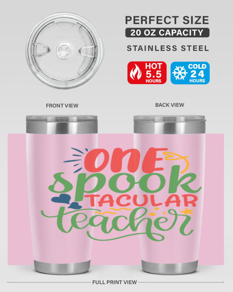 one spook tacular teacher Style 159#- teacher- tumbler