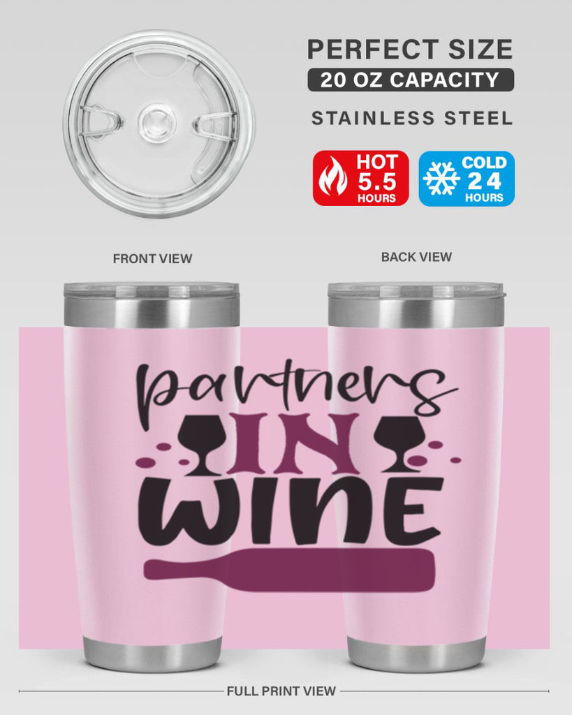 partners in wine 176#- wine- Tumbler