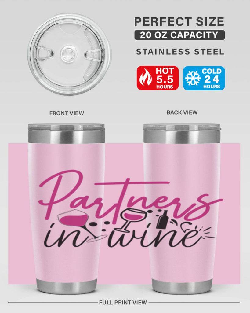 partners in wine 177#- wine- Tumbler