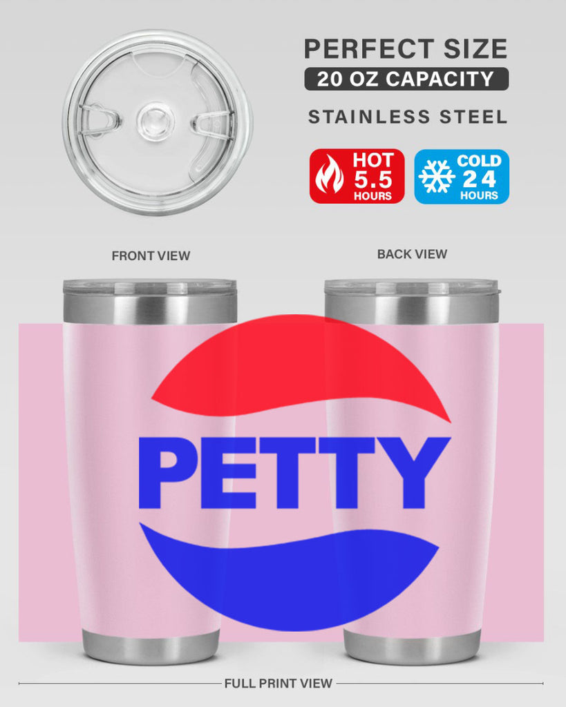 petty  pepsi 54#- black words phrases- Cotton Tank