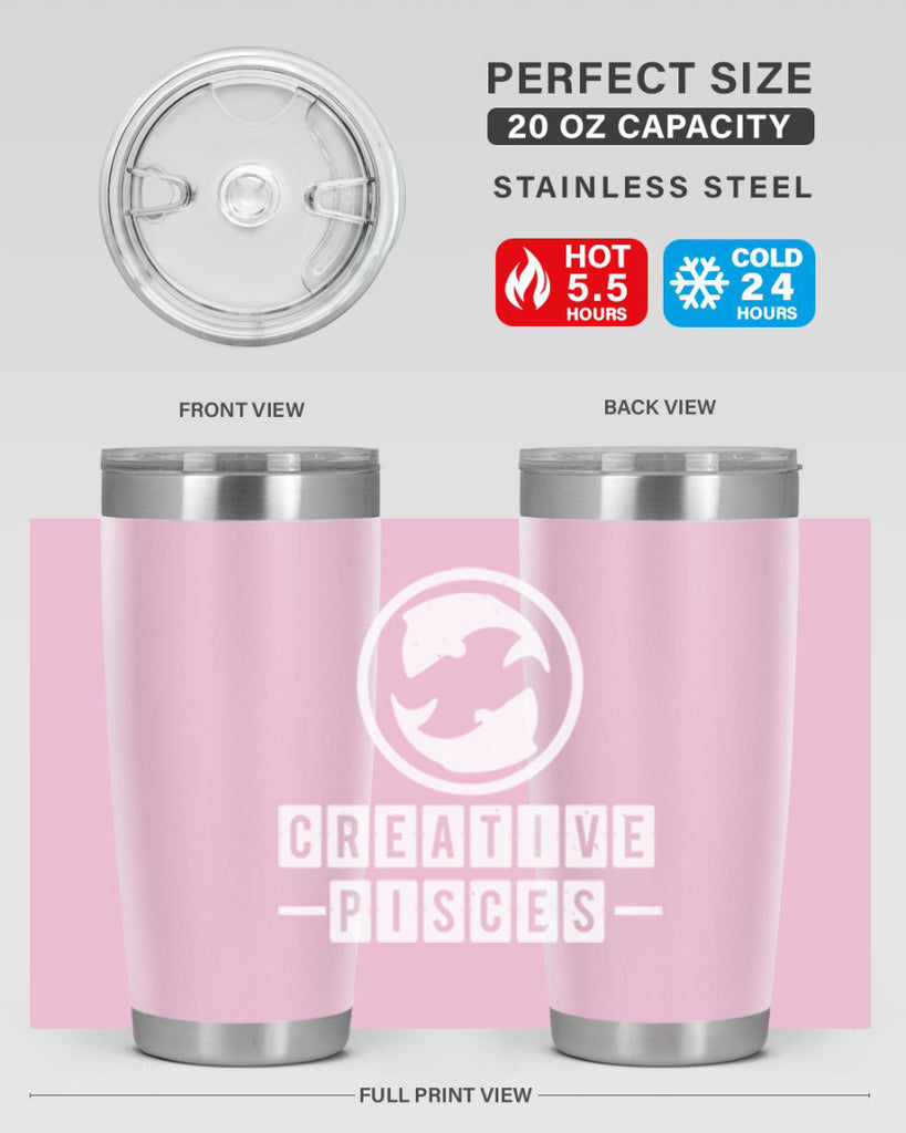 pisces 345#- zodiac- Tumbler