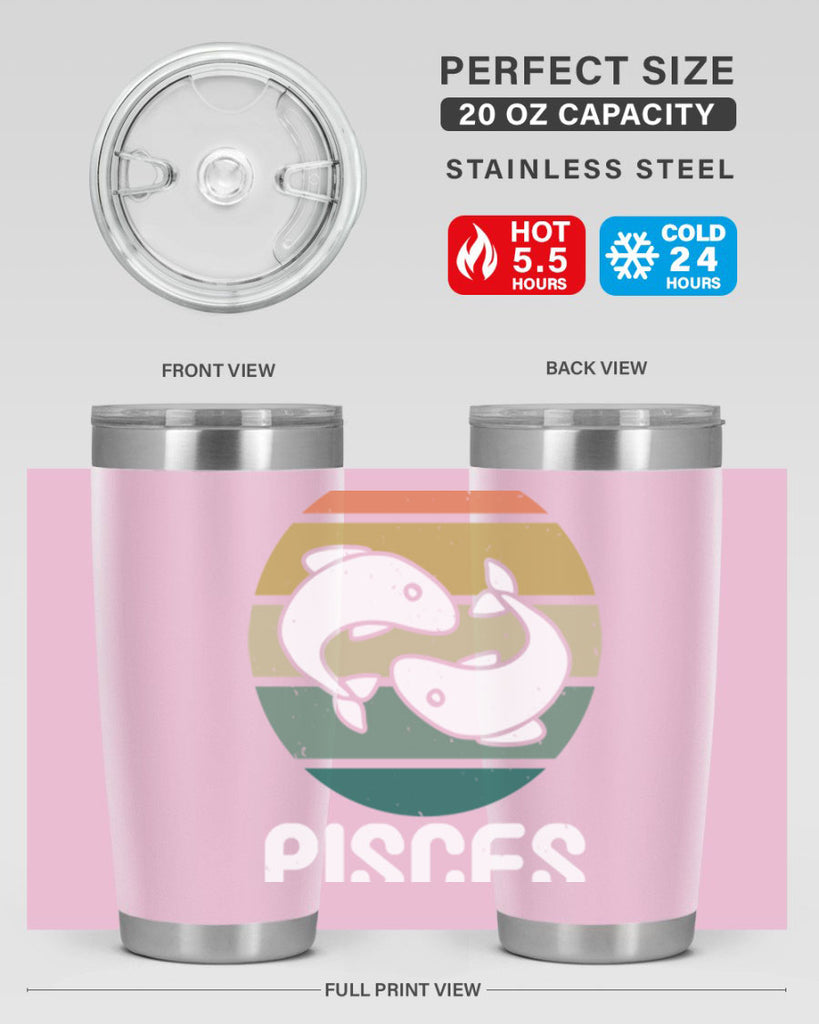 pisces 346#- zodiac- Tumbler