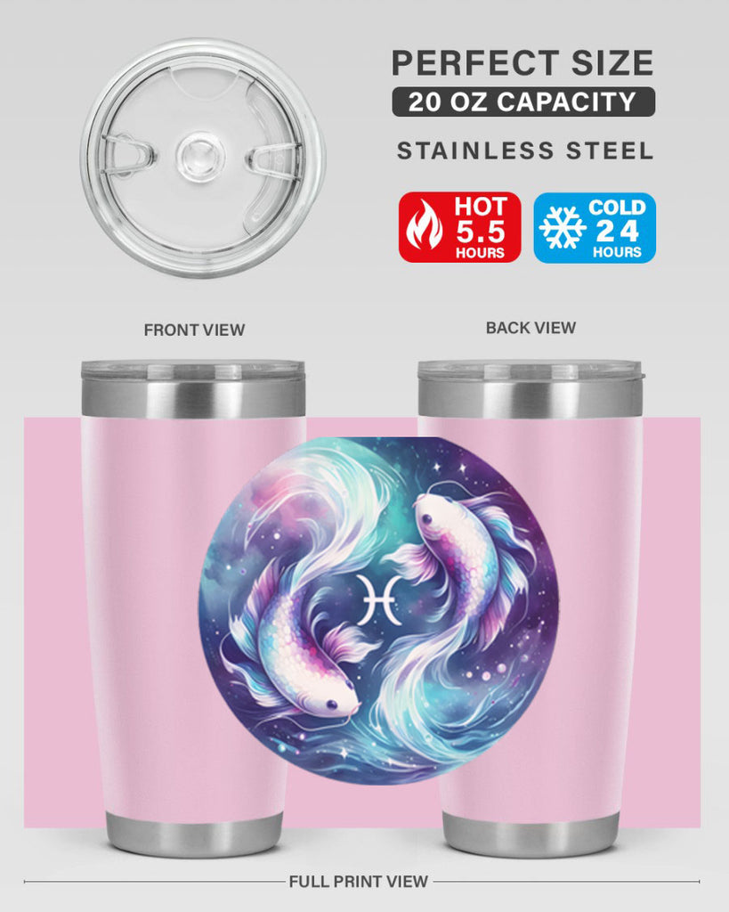 pisces 350#- zodiac- Tumbler