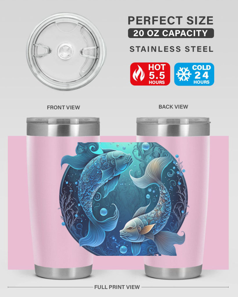 pisces 364#- zodiac- Tumbler