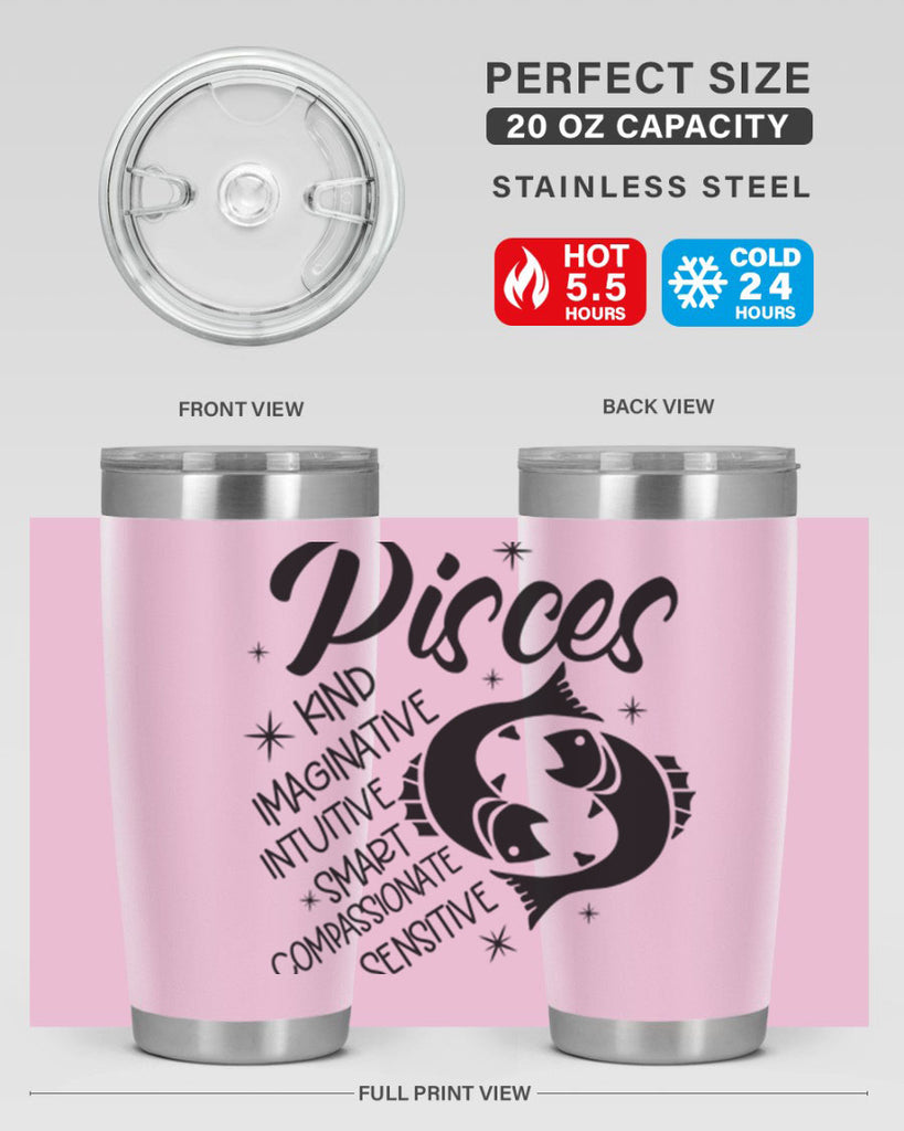 pisces 371#- zodiac- Tumbler