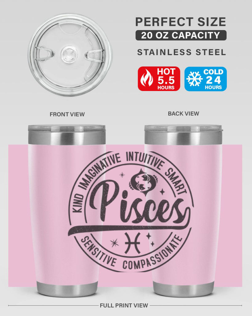 pisces 373#- zodiac- Tumbler