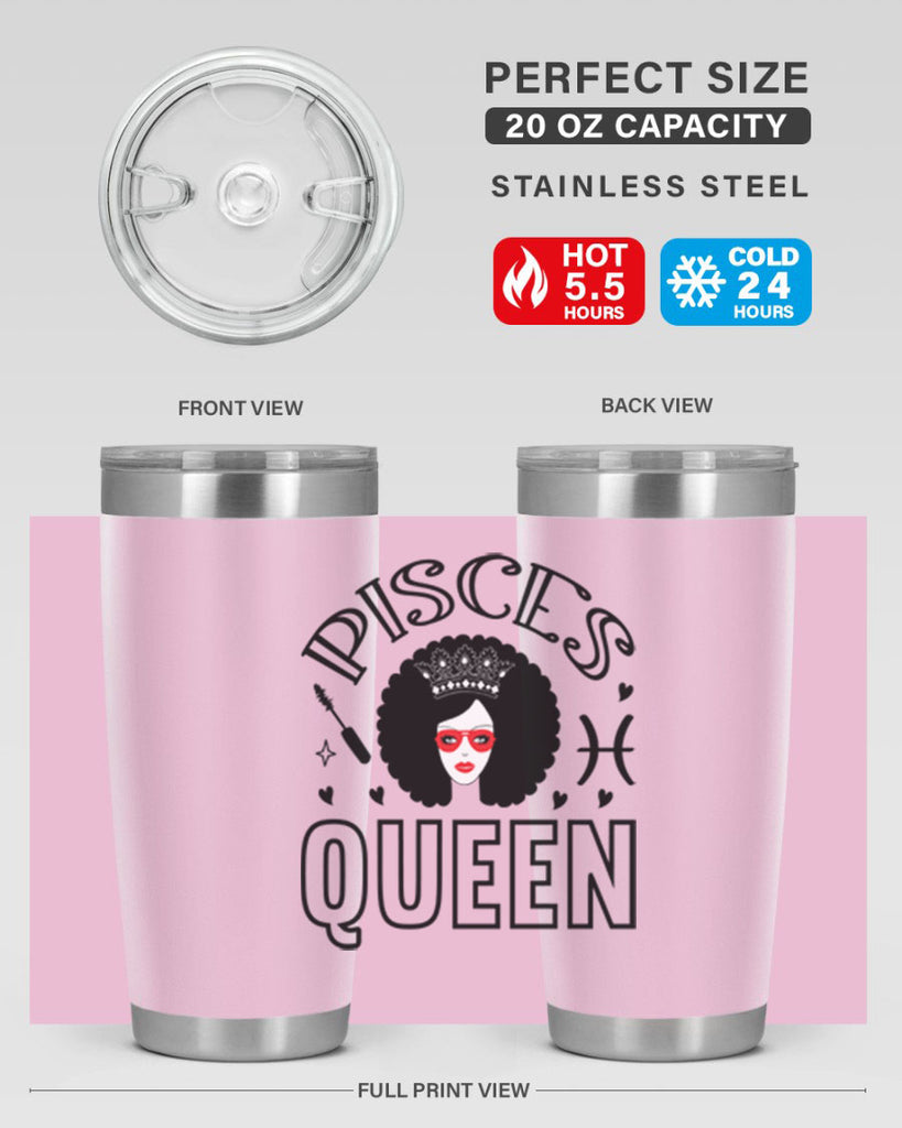 pisces queen 380#- zodiac- Tumbler