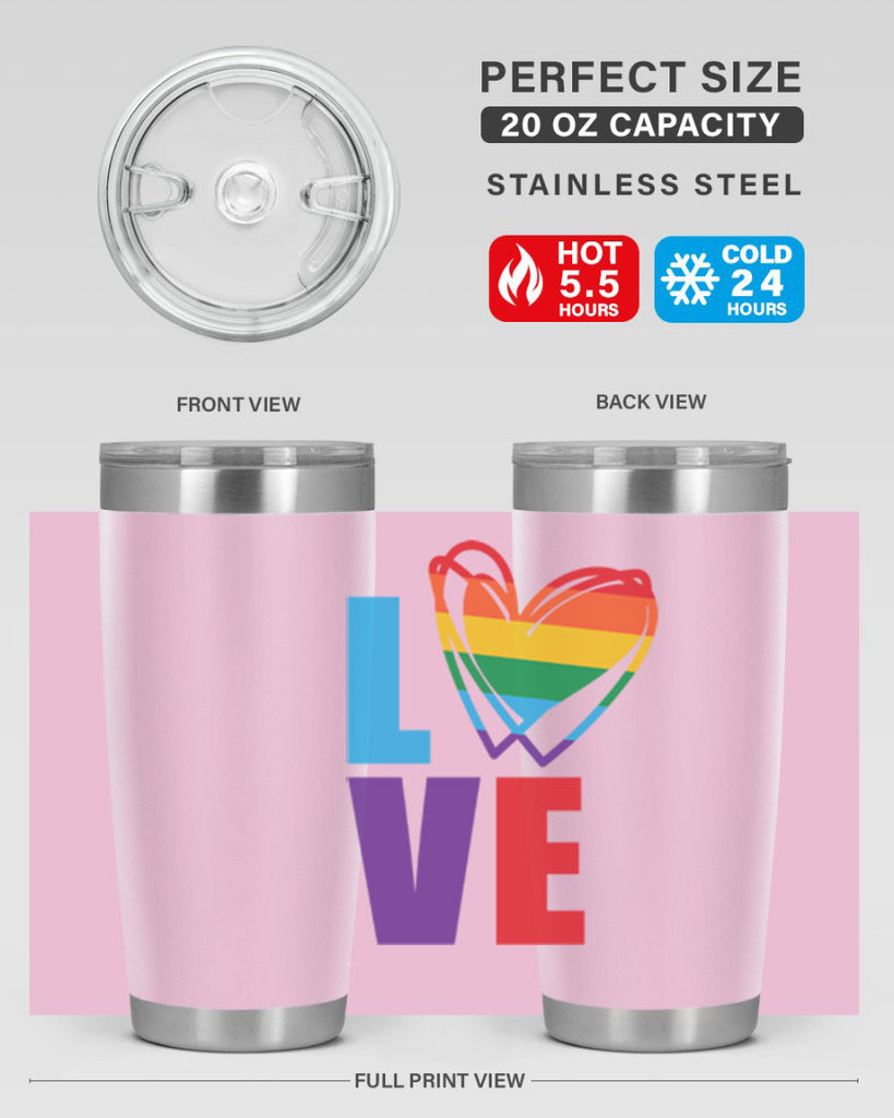 pride love heart 64#- lgbt- Tumbler