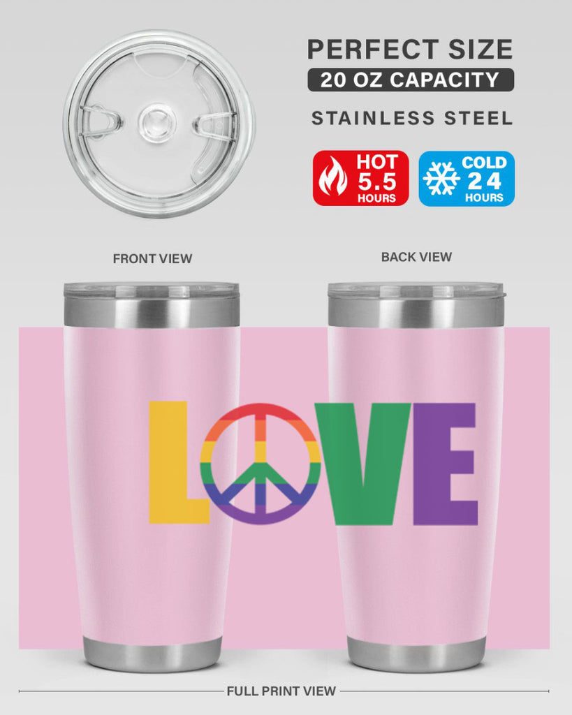 pride love peace 60#- lgbt- Tumbler