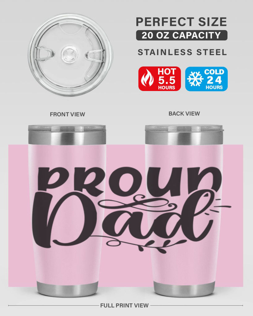 proud dad 71#- dad- Tumbler