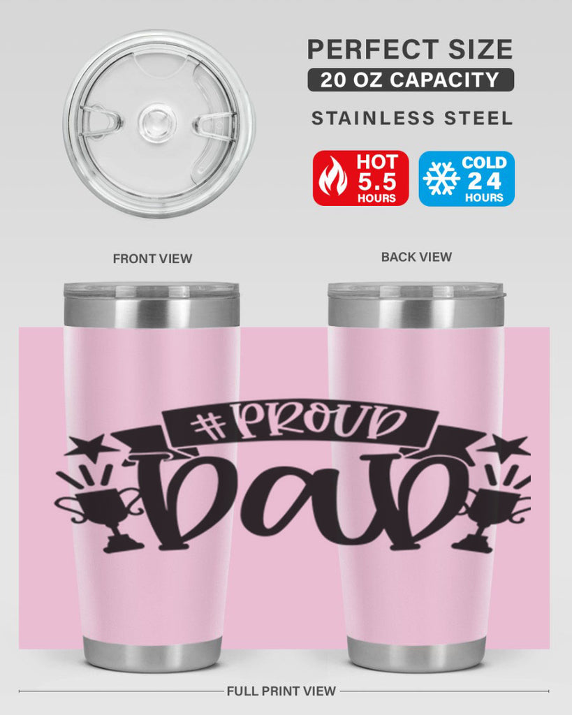 proud dad 75#- fathers day- Tumbler