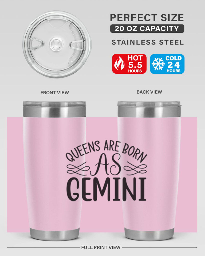 queens are born as gemini 392#- zodiac- Tumbler