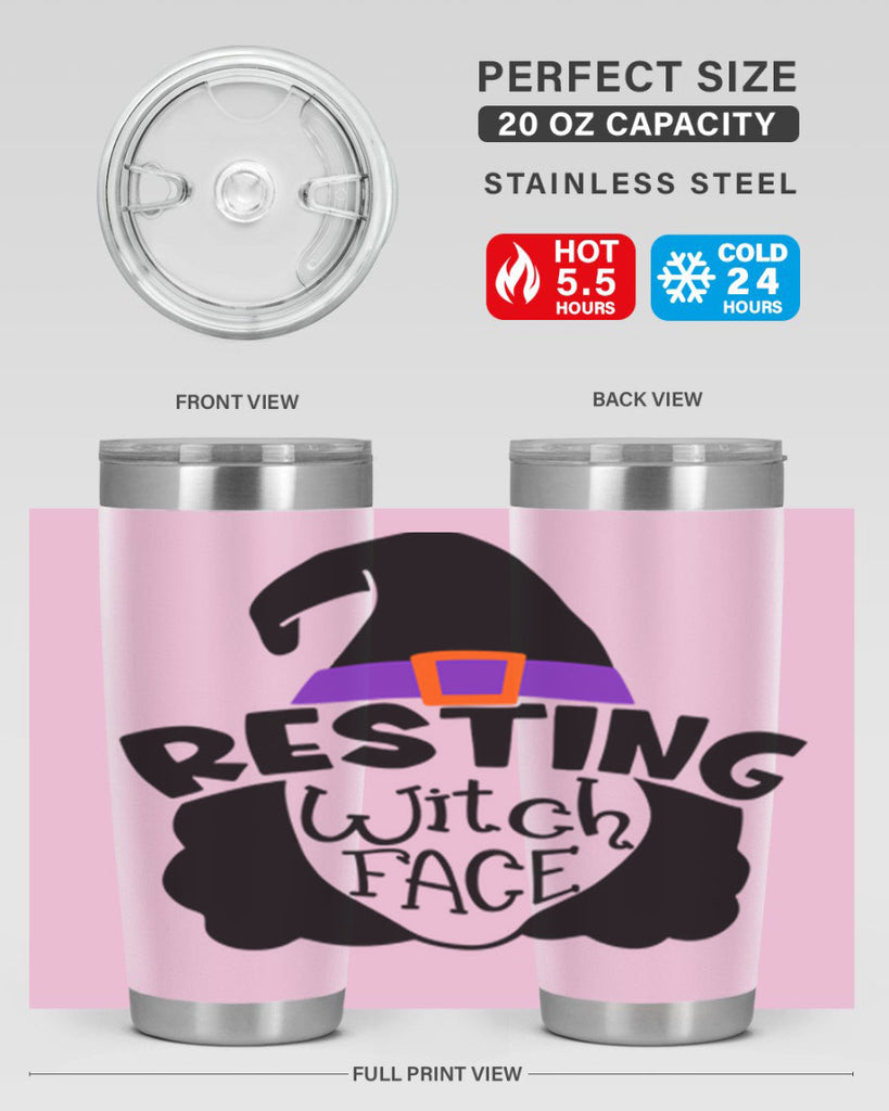 resting witch face 28#- halloween- Tumbler