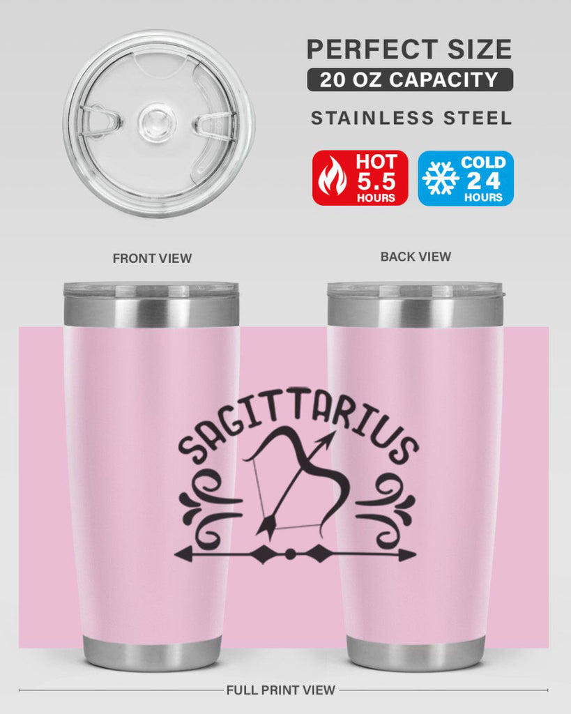 sagittarius 409#- zodiac- Tumbler