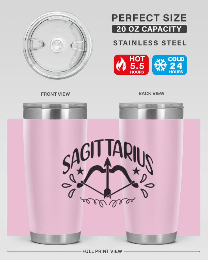 sagittarius 410#- zodiac- Tumbler