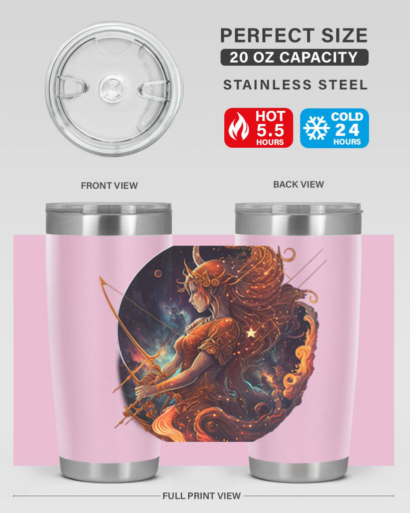 sagittarius 417#- zodiac- Tumbler