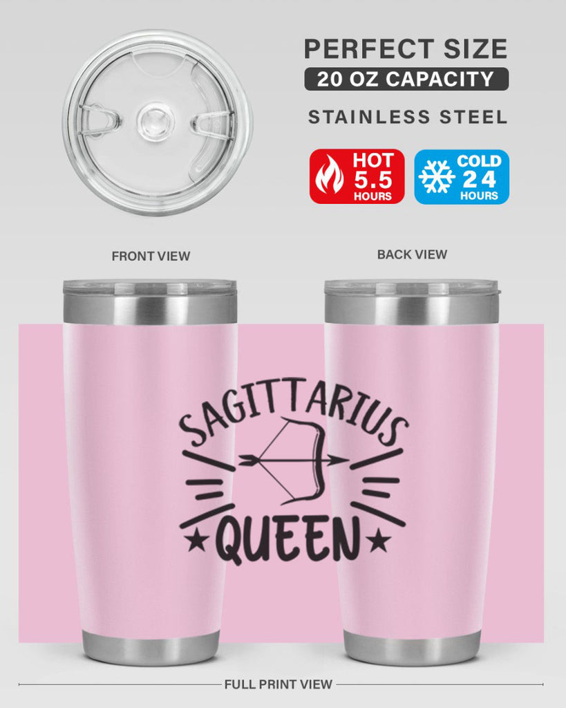 sagittarius queen 411#- zodiac- Tumbler