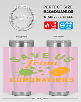 save us from coronavirus Style 24#- corona virus- Cotton Tank