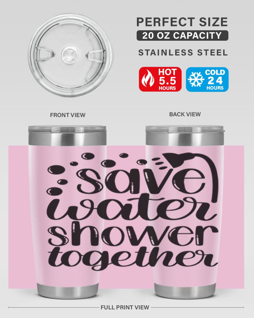 save water shower together 18#- bathroom- Tumbler