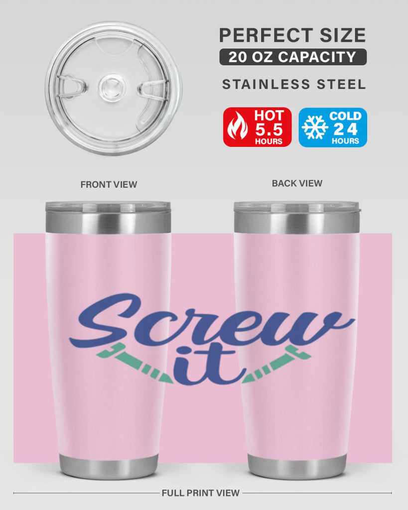 screw it 168#- wine- Tumbler