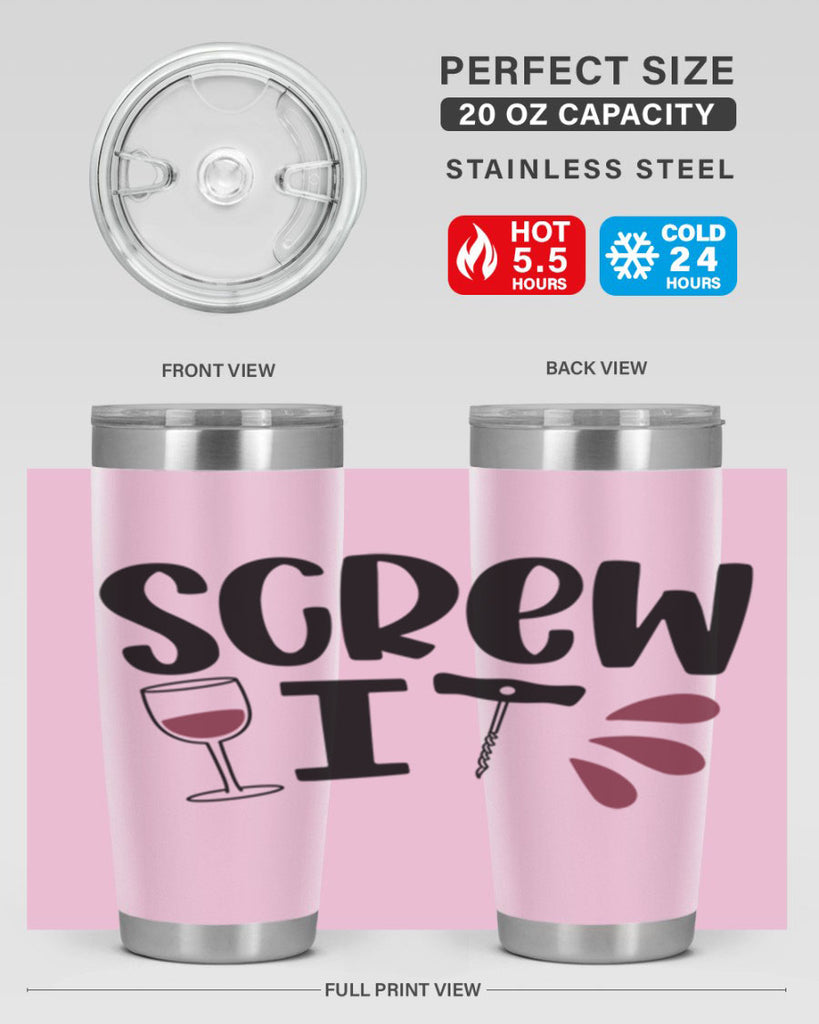 screw it 29#- wine- Tumbler