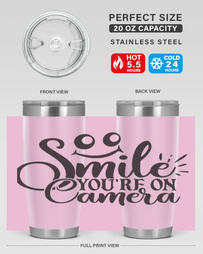 smile youre on camera 53#- home- Tumbler