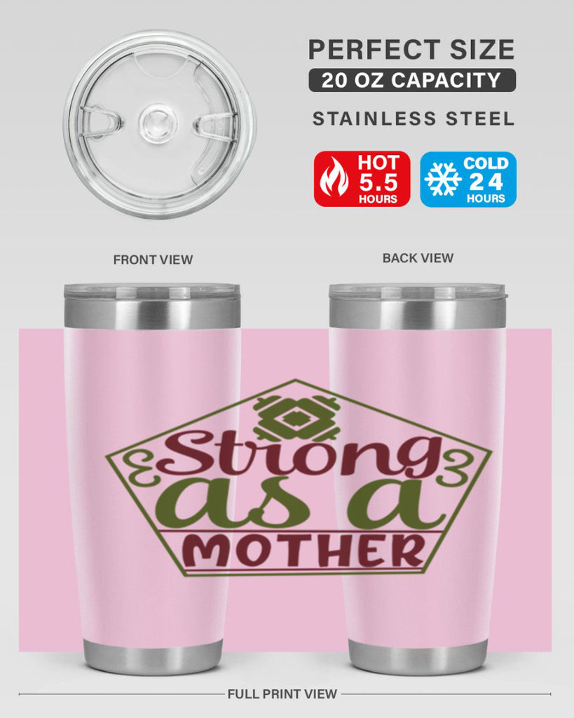 strong as a mother 14#- gym- Tumbler