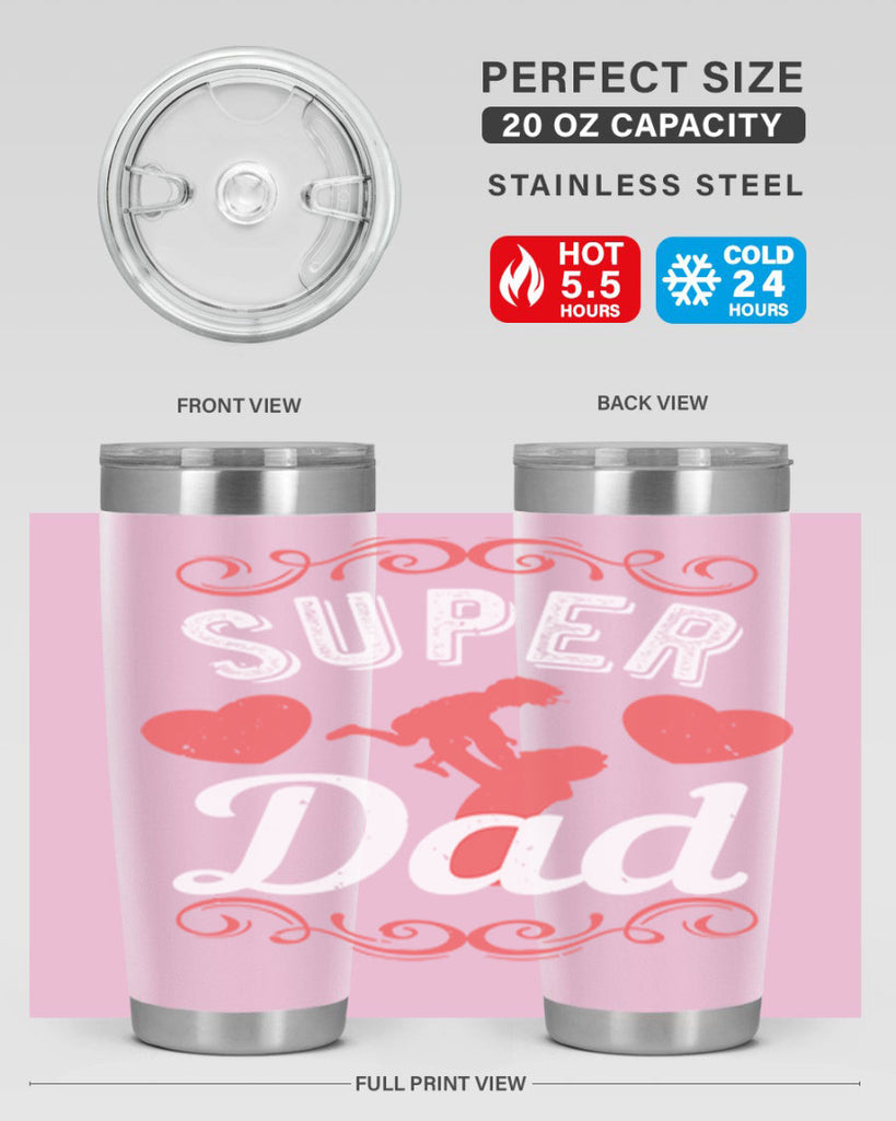 super dad 178#- fathers day- Tumbler