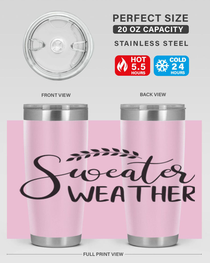 sweater weather 582#- fall- Tumbler