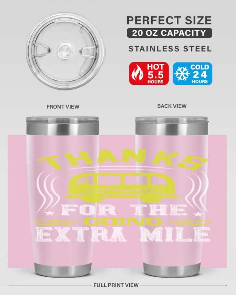 thanks for the going extra mile Style 14#- bus driver- tumbler