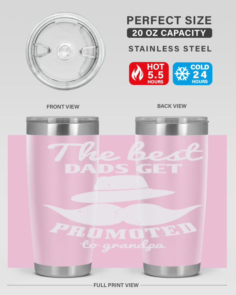 the best dads get promoted 164#- fathers day- Tumbler