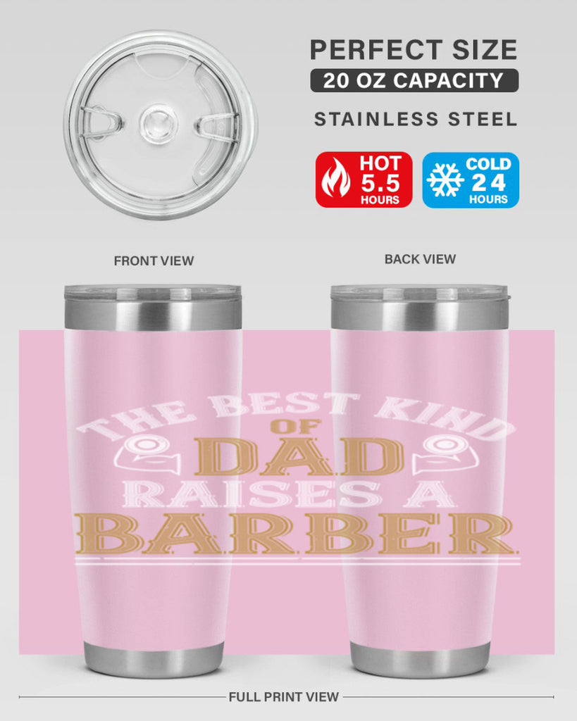 the best kind of dadraises a barber 66#- gym- Tumbler