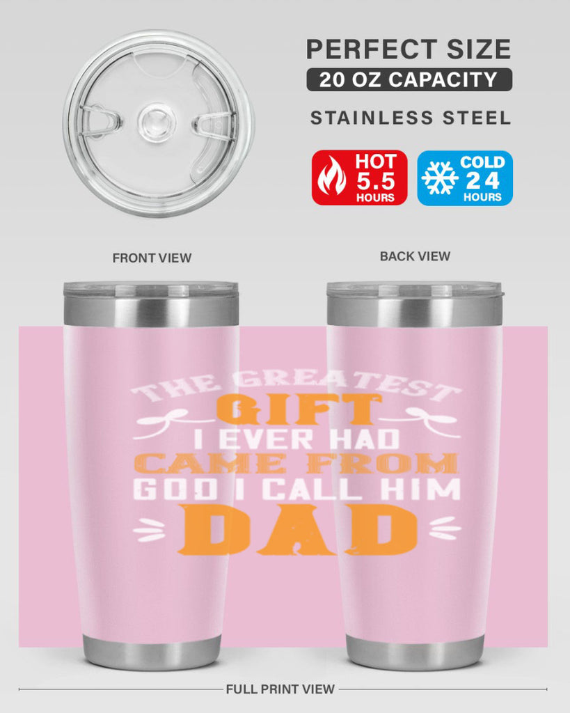 the gratest gift i ever had came from 6#- grandpa - papa- Tumbler